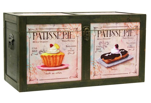 Cofre madera patisserie